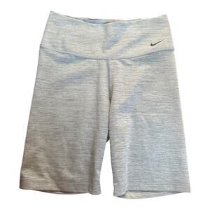 Nike Women’s Core One 7" Shorts light Gray Small Activewear Pull On bike shorts​
